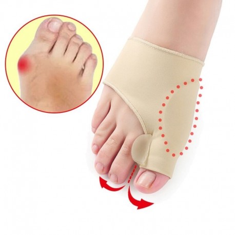 stílusú B-1Pár - 1Pair Foot Separator Health Care Socks Toe Separators Bunion Pedicure Pain Relief Socks Finger Massager Toe