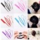 7db A stílus - 79-2Pcs női kiegészítők fonás eszközök DIY fánk haj konty készítő Barrette Styling Twist Pull hajtű