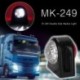1db 10-30V autós teherautó LED kétoldalas jelzőlámpa könnyű oldalsó gumi jelzőlámpák piros fehér a VanTrailer