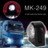 1db 10-30V autós teherautó LED kétoldalas jelzőlámpa könnyű oldalsó gumi jelzőlámpák piros fehér a VanTrailer