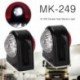 1db 10-30V autós teherautó LED kétoldalas jelzőlámpa könnyű oldalsó gumi jelzőlámpák piros fehér a VanTrailer