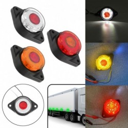 1PC 8 LED teherautó teherautó utánfutó üres oldaljelző jelző jelzőlámpa 24V hátsó figyelmeztetés