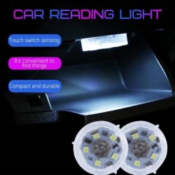 2db 5 LED autó belső olvasólámpák Érintőlámpák Mennyezeti kupola csomagtartóajtók