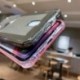 Átlátszó kártyatartó telefontok iPhone XS MAX XR X puha, egyszínű, hitelkeret -hátlaphoz