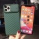 Szilikon fényképezőgép védő telefon tok tolóajtó védő tok iPhone 11 színes borításhoz
