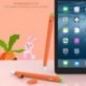 Sárgarépa védő hüvely Apple ceruza rajzfilm toll ujjhoz Univerzális luxus testtartás szilikon toll hüvely