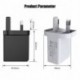 18W PD C típusú gyorstöltő adapter iPhone 11 Pro XR X Xs Max 8 gyors töltéshez UK Plug Travel PD töltőport