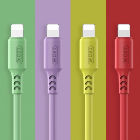 Folyékony szilikon világítás USB kábel iOS mobiltelefon Gyorstöltő adatkábel töltés az iphone -hoz