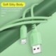 Folyékony szilikon világítás USB kábel iOS mobiltelefon Gyorstöltő adatkábel töltés az iphone -hoz