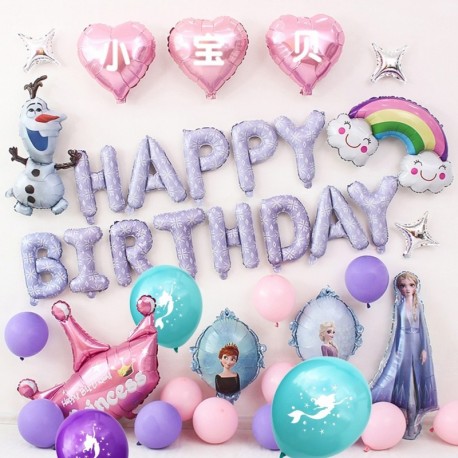 Hableány téma party dekorációk Levél hableány latex léggömb kék lila sellő léggömb a tenger alatt party kellékek