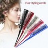 Három soros dizájn fésű hordozható hajfésű hajkefe detangling ecset patkány farokfésű jön fodrász fésűk