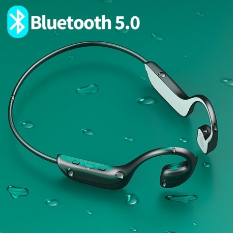 Bluetooth 5.0 G100 Hi-tech vezeték nélküli fejhallgató Csontvezetési fülhallgató szabadtéri sportos fejhallgató