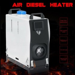12V 5KW fehér levegő dízel fűtés jármű LCD termosztát fűtés ventilátor fűtés teherautó csónak autó pótkocsi