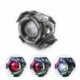 Motorkerékpár LED Angel Devil eyes Fényszóró lámpák robogó Motorkerékpár ködlámpa külső figyelmeztető lámpa 12V