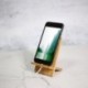 Bambusz mobiltelefon tartó Tablet telefonállvány Kreatív töltő dokkoló mobil tartó