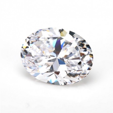 Kiváló fehér cirkónium cirkónium-dioxid 2*3mm-9*11mm elliptikus cirkóni barkács ékszer tartozékok