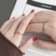 Kreatív egyszerű piros Mobius Strip állítható pár gyűrűk lány fiú fiú barát Valentin napi ékszer ajándék