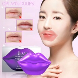 20 db kollagén ajak gél maszk Moisture Essence ajakápoló betétek ajakjavító tömörebb hámlasztó ajak ránctalanító