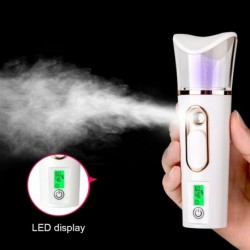38ml multifunkcionális Nano Mister hordozható USB töltő arc gőzölő bőr tesztelő arc bőr hidratáló Handy Mist