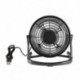 Fekete szín - Mini USB ventilátor hűtő Hűtő Mini asztali ventilátor hordozható asztal mini ventilátor Super Mute hűtő