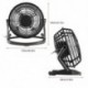 Fekete szín - Mini USB ventilátor hűtő Hűtő Mini asztali ventilátor hordozható asztal mini ventilátor Super Mute hűtő
