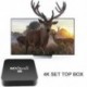 Fekete szín - 4K Android TV Box RK3229-5G HD 3D Smart Set-Top Box 1 8G WiFi Otthoni Távirányító Youtube Médialejátszó