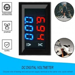 Szín: kék - 0,56 &*39 &*39 0-100V 10A Led Digitale Voltméter Ampermérő Auto Moto Feszültség Árammérő Volt Érzékelő