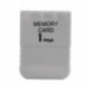 PS1 memóriakártya 1 mega memóriakártya Playstationhez 1 egy PS1 PSX játék Hasznos Praktikus Megfizethető fehér 1M 1MB