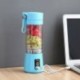 Szín: lila - Turmixgép gyümölcscentrifuga turmix-léfőző 2 penge Hordozható Blend USB újratölthető mini gyümölcslé