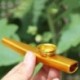 Szín: arany - Metal Kazoos Hangszerek Furulyák Membrán száj Kazoos Hangszerek Jó társ gitárhoz