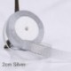 Szín: 20mm ezüsthagyma22M - 25 Yards 30mm arany/ezüst csillogó szalag karácsonyi parti esküvői dekoráció