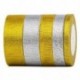 Szín: 40mm Aranyhagyma 22M - 25 Yards 30mm arany/ezüst csillogó szalag karácsonyi parti esküvői dekoráció