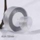 Szín: 40mm ezüsthagyma22M - 25 Yards 30mm arany/ezüst csillogó szalag karácsonyi parti esküvői dekoráció