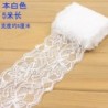 Fehér szín - 5 méter 8 cm elasztikus bimbós selyem hímzés áttört csipke szalag barkács kézi anyagok otthoni esküvői