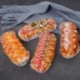 Méret: Szimulációs hot dog - 1db mesterséges hamburger hot dog szimuláció modell díszek hamis kenyér pékség fotózás