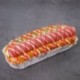 Méret: Szimulációs hot dog - 1db mesterséges hamburger hot dog szimuláció modell díszek hamis kenyér pékség fotózás