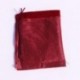 Szín: Velvet Orange - 50db/tétel 5x7cm 7x9cm 9x12cm színes bársony tasakok húzózsinóros ajándéktáska Esküvői