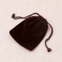 Szín: bársony rózsaszín - 50db/tétel 5x7cm 7x9cm 9x12cm színes bársony tasakok húzózsinóros ajándéktáska Esküvői
