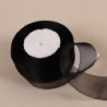Fekete szín - 12-50 mm-es organza szalag esküvői dekorációhoz Meghívókártya ajándékcsomagolás Scrapbooking kellékek