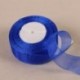 Szín: királykék - 12-50 mm-es organza szalag esküvői dekorációhoz Meghívókártya ajándékcsomagolás Scrapbooking