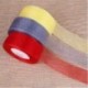 Szín: arany színben - 12-50 mm-es organza szalag esküvői dekorációhoz Meghívókártya ajándékcsomagolás Scrapbooking