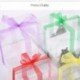 Szín: arany színben - 12-50 mm-es organza szalag esküvői dekorációhoz Meghívókártya ajándékcsomagolás Scrapbooking