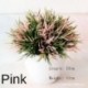Szín: Pink fengweicao - 25Styles kis bonsai rózsaszín sorozat mesterséges növények Bonsai műanyag fűgolyó fenyőfa