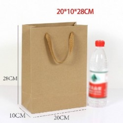 Szín: Kraft Pape20x10x28cm - 10db/tétel Több méretű nátronpapír zacskók Élelmiszer Tea Ajándékzacskók Szendvicses