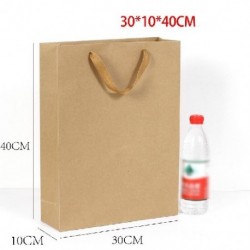 Szín: Kraft Pape30x10x40cm - 10db/tétel Több méretű nátronpapír zacskók Élelmiszer Tea Ajándékzacskók Szendvicses
