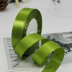 Szín: Army Green - 6/10/15/20/25/40/50 mm-es szatén szalagok otthoni esküvői dekoratív karácsonyi ajándékdobozban