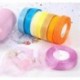 Fekete szín - 15 mm-es egyszínű organza szalag, kézzel készített barkács anyagok kézművességhez varrás