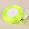 Szín: Fluoreszkáló zöld - 15 mm-es egyszínű organza szalag, kézzel készített barkács anyagok kézművességhez varrás