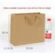 Szín: 15x15x15 cm khaki - 1db Senior nátronpapír zacskók divat ruhatáskák esküvői csokoládé torta csomagoló
