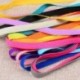 Szín: forró rózsa - 10 mm-es, 1 yardos nagy rugalmasságú varrás rugalmas szalag Elasztikus spandex szalag szegély